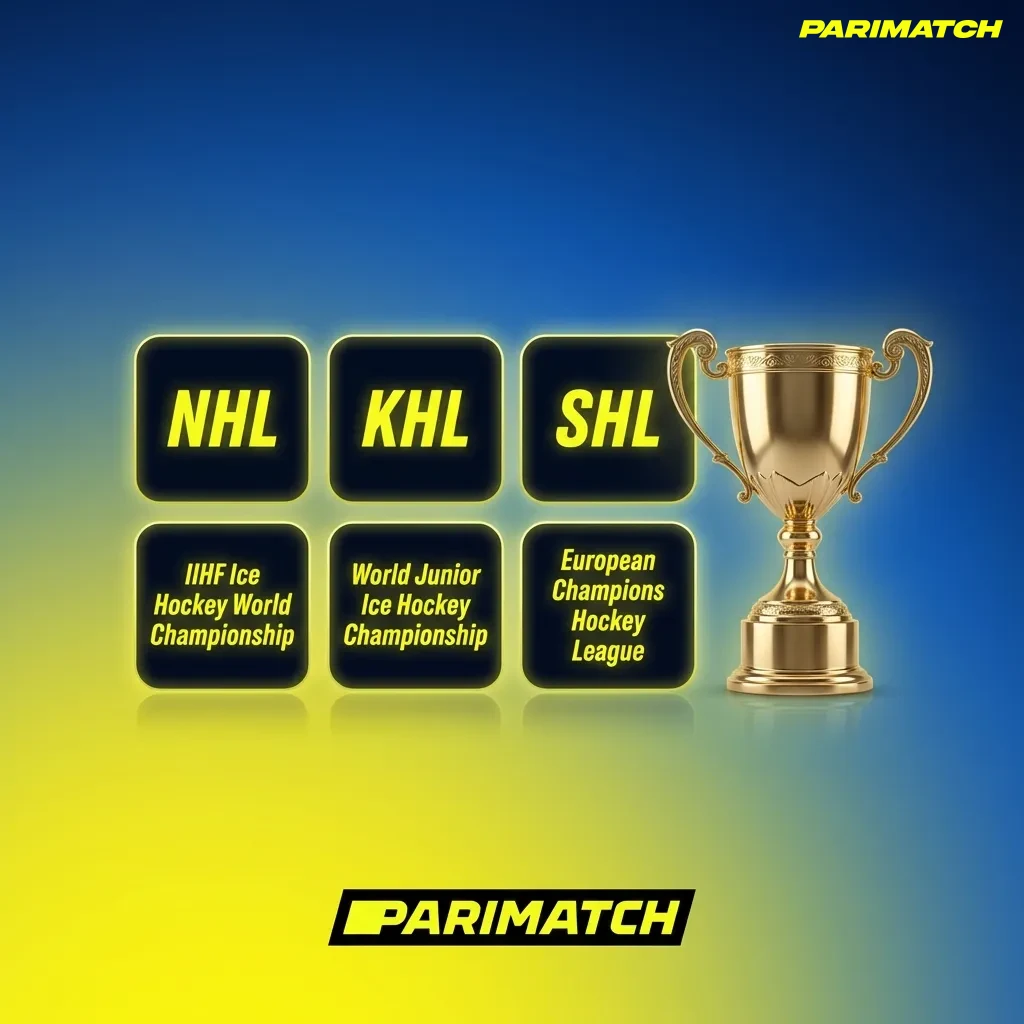 Top Ice Hockey Leagues Available on Parimatch India