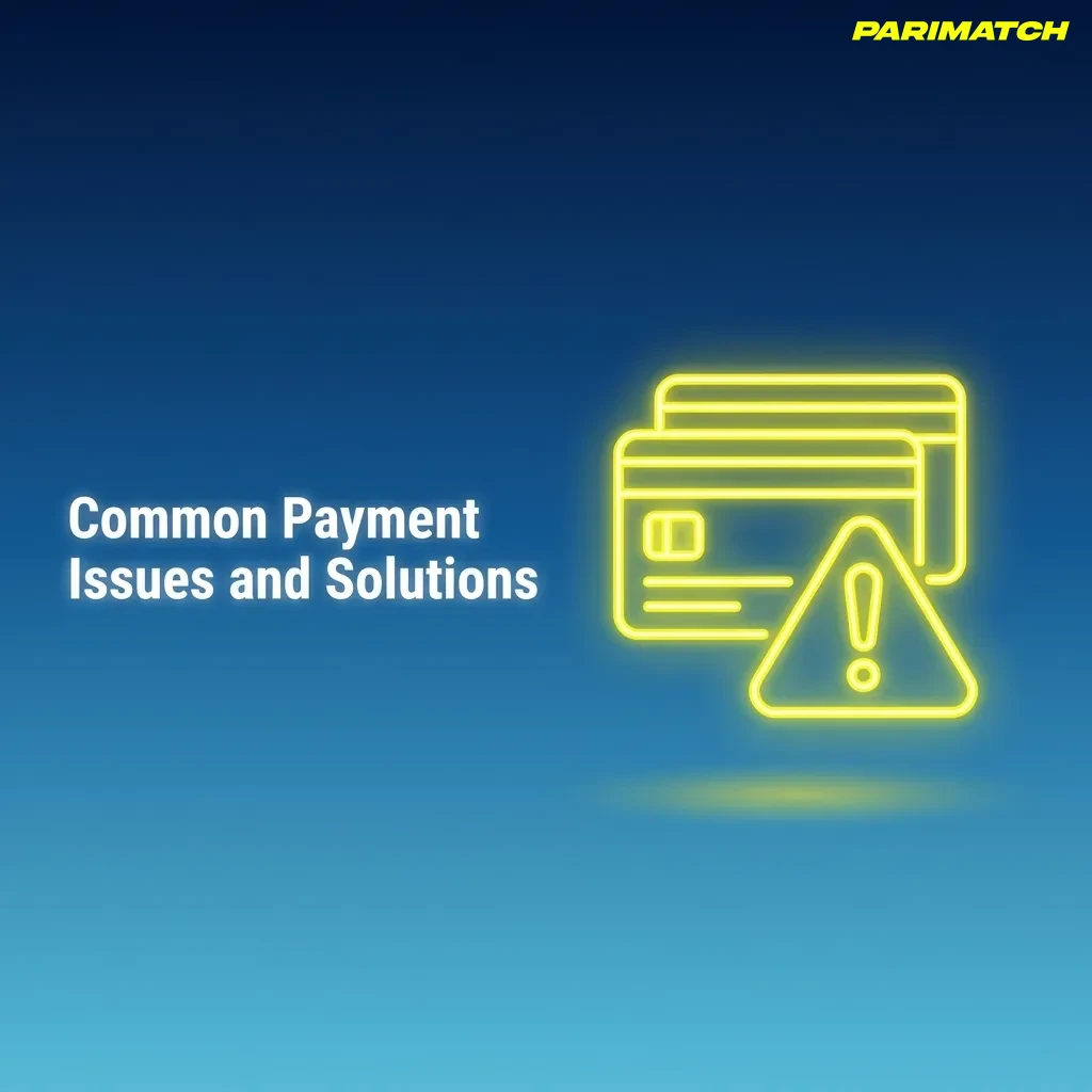 Infographic showing common payment issues like declined transactions, delayed withdrawals, and their solutions — Parimatch in India