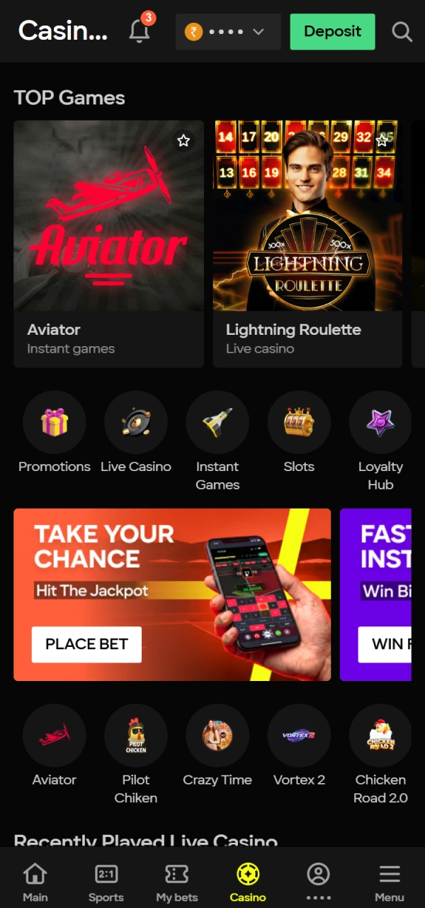 Use your funds for betting once you Claim Your Parimatch Welcome Bonus.