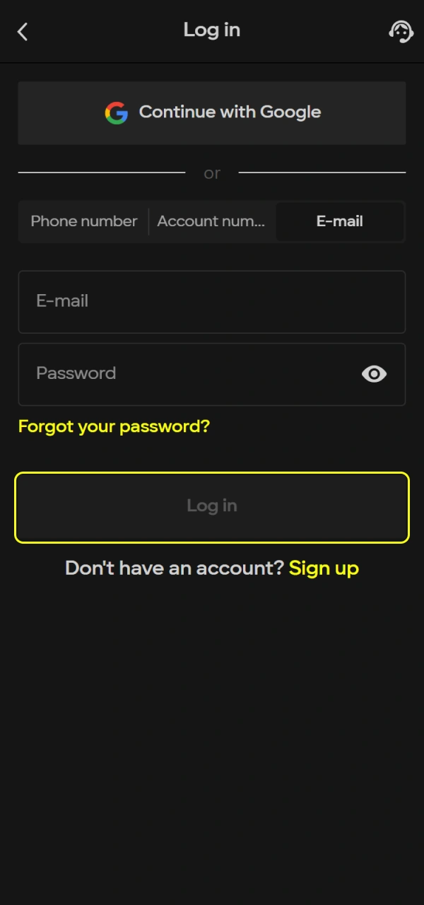 Enter the home screen and start using your Parimatch Log Into Your Account.