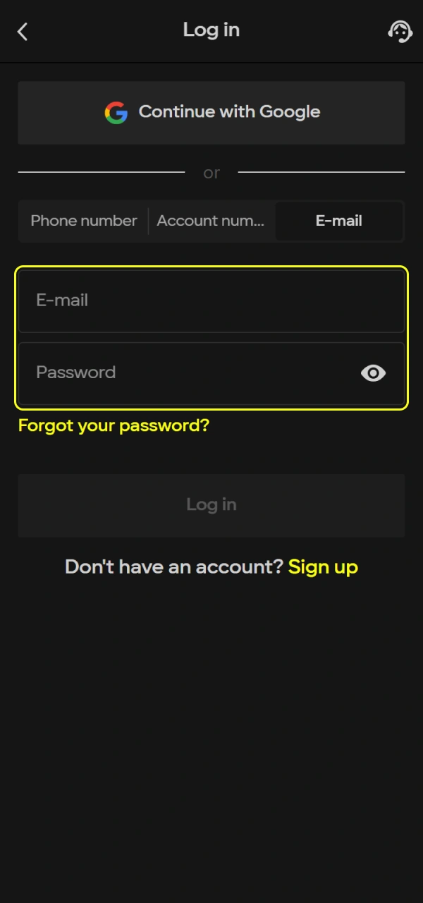 Input your ID and password for a secure Parimatch Log Into Your Account.